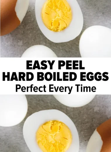 Perfectly cooked hard boiled eggs on a plate