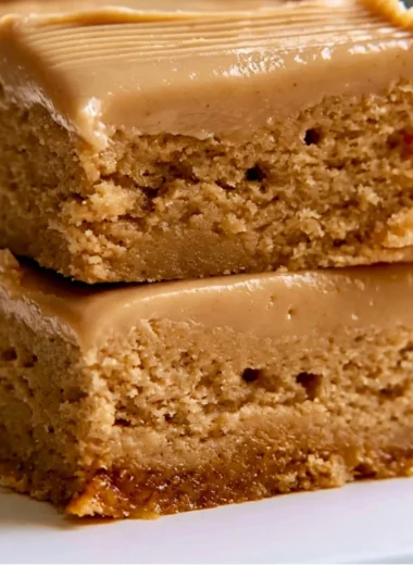 Delicious Peanut Butter Lunch Lady Bars on a plate, perfect for snacks or desserts.